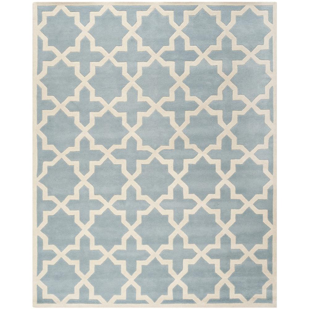 CHATHAM, BLUE / IVORY, 8' X 10', Area Rug, CHT732B-8. Picture 1