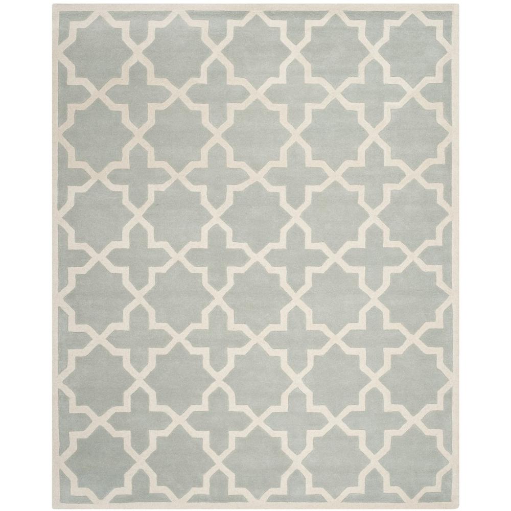 CHATHAM, GREY / IVORY, 8' X 10', Area Rug, CHT732E-8. Picture 1