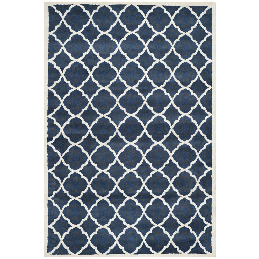 CHATHAM, BLUE / IVORY, 8'-9" X 12', Area Rug, CHT821A-9. Picture 1
