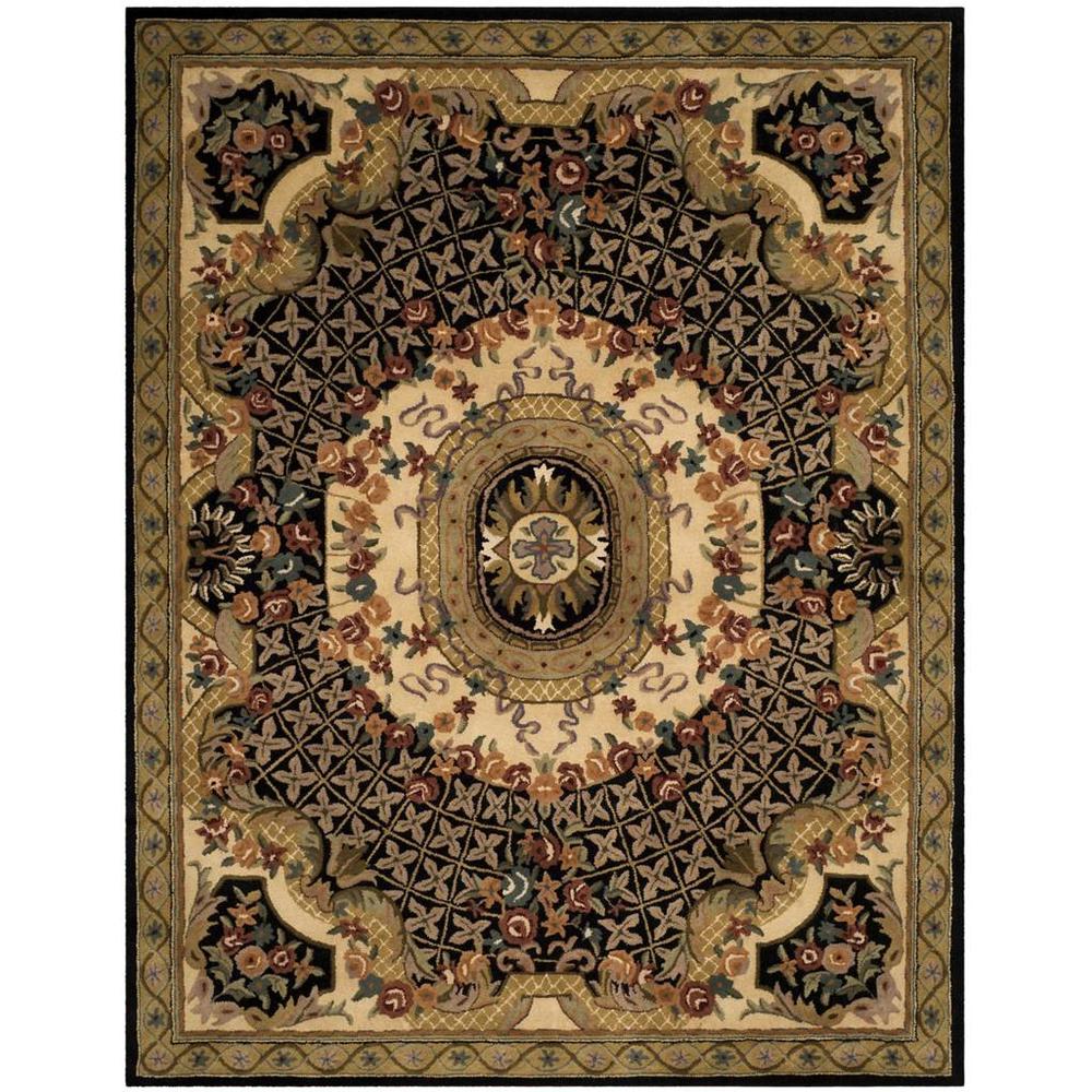 CLASSIC, BLACK / GOLD, 8'-3" X 11', Area Rug, CL304A-9. Picture 1