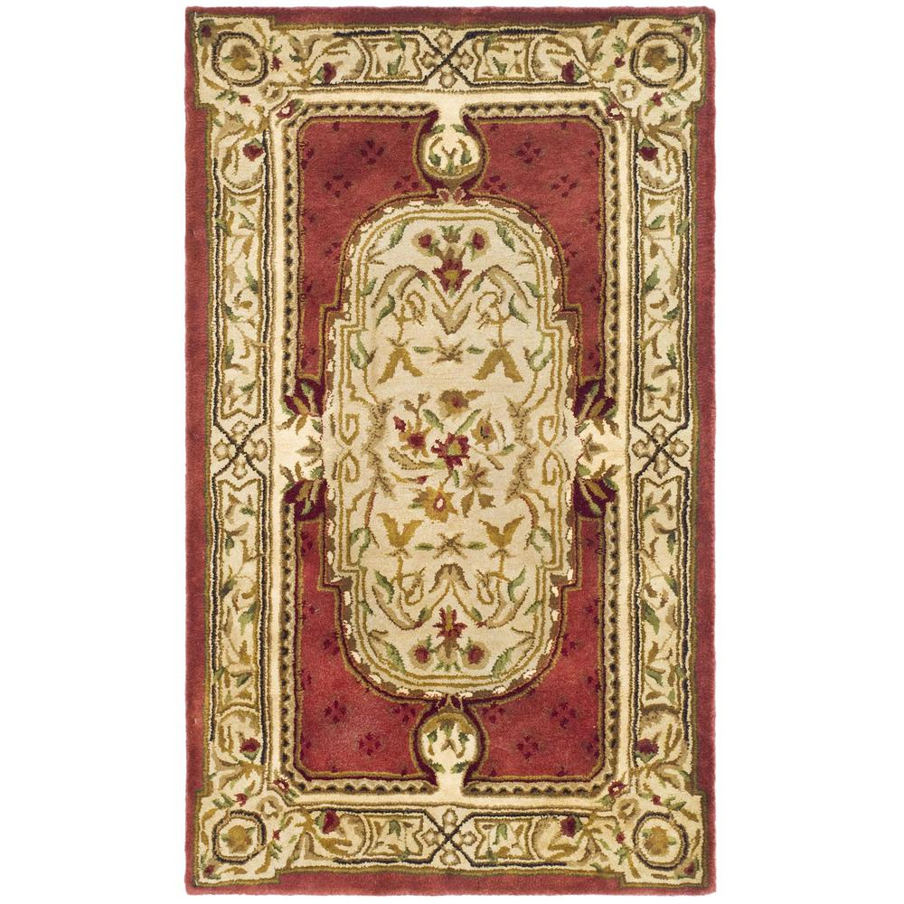 CLASSIC, BURGUNDY, 5' X 8', Area Rug. Picture 1