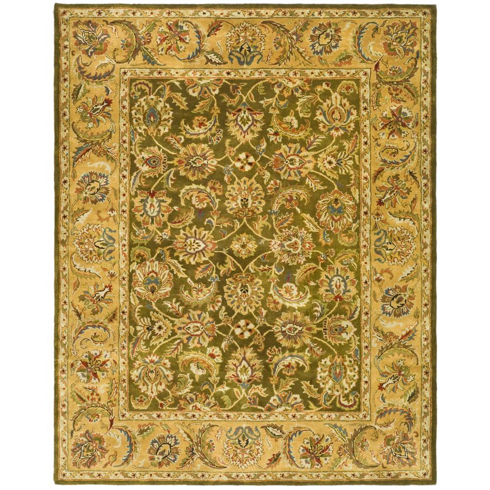 CLASSIC, OLIVE / CAMEL, 8'-3" X 11', Area Rug. Picture 1