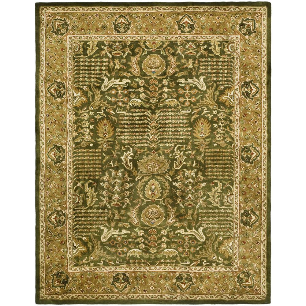 CLASSIC, LIGHT GREEN / GOLD, 7'-6" X 9'-6", Area Rug, CL764B-8. Picture 1
