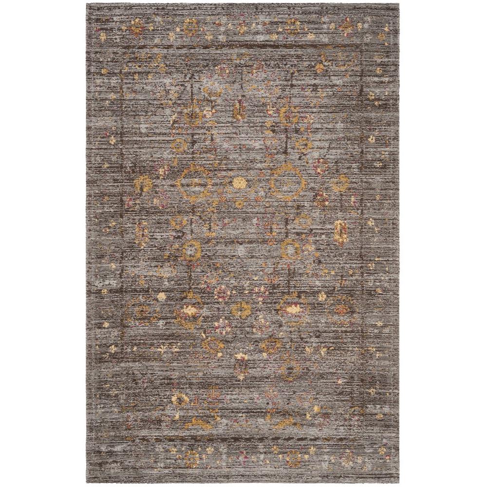 CLV-CLASSIC VINTAGE, GREY / GOLD, 6' X 9', Area Rug. Picture 1