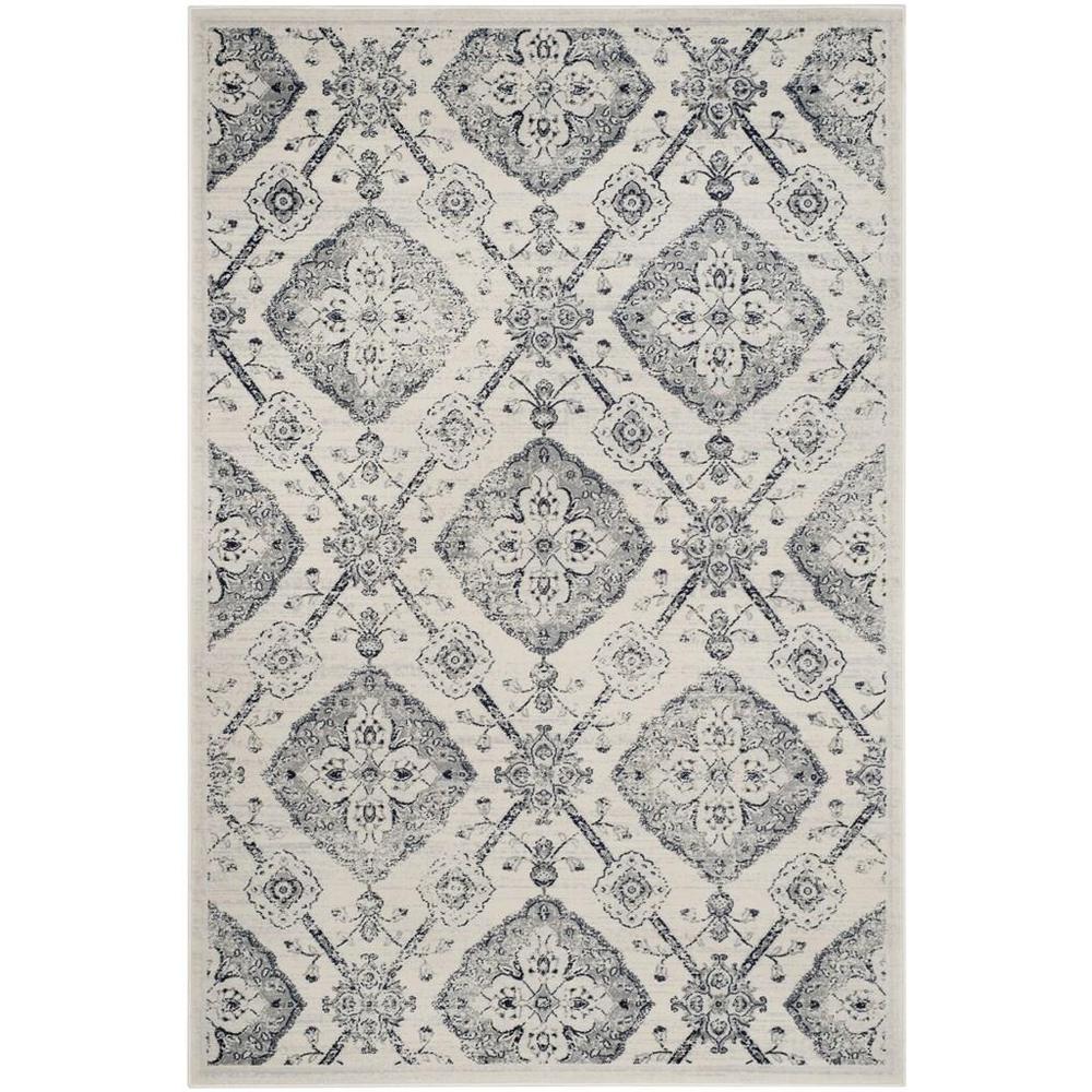 CARNEGIE, CREAM / LIGHT GREY, 4' X 6', Area Rug, CNG623C-4. Picture 1