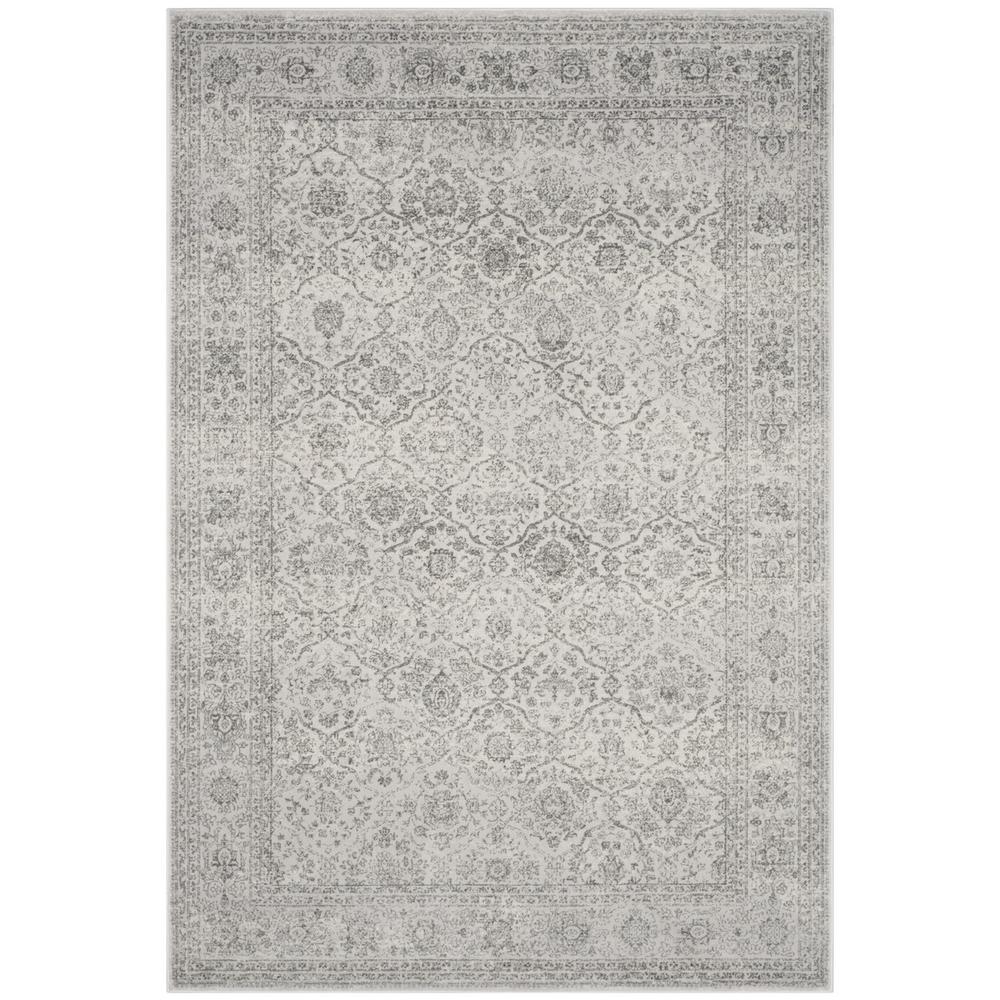 CARNEGIE, LIGHT GREY / GREY, 5'-1" X 7'-6", Area Rug. Picture 1