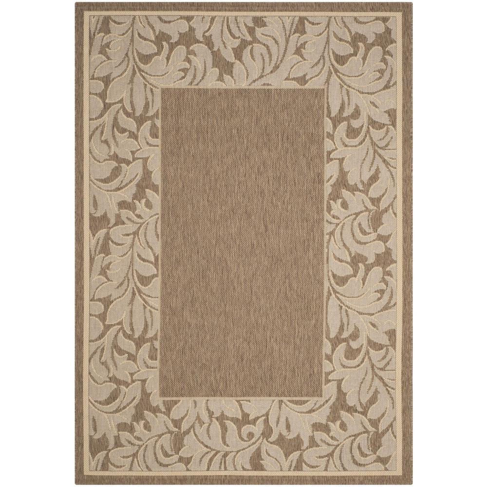 COURTYARD, BROWN / NATURAL, 2'-7" X 5', Area Rug, CY2666-3009-3. Picture 1