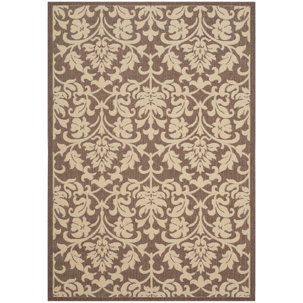 COURTYARD, CHOCOLATE / NATURAL, 2'-3" X 12', Area Rug, CY3416-3409-212. Picture 1