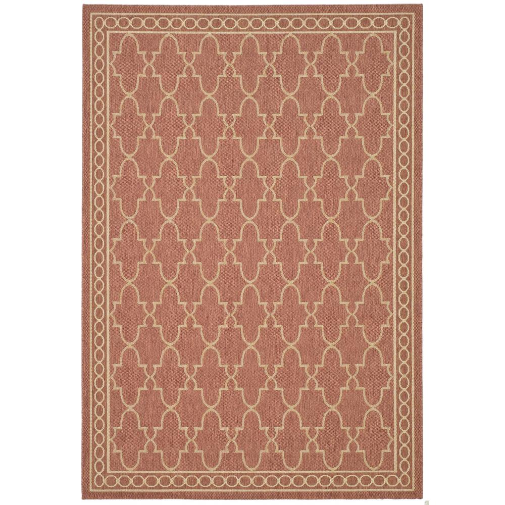 COURTYARD, RUST / SAND, 5'-3" X 7'-7", Area Rug, CY5142A-5. Picture 1