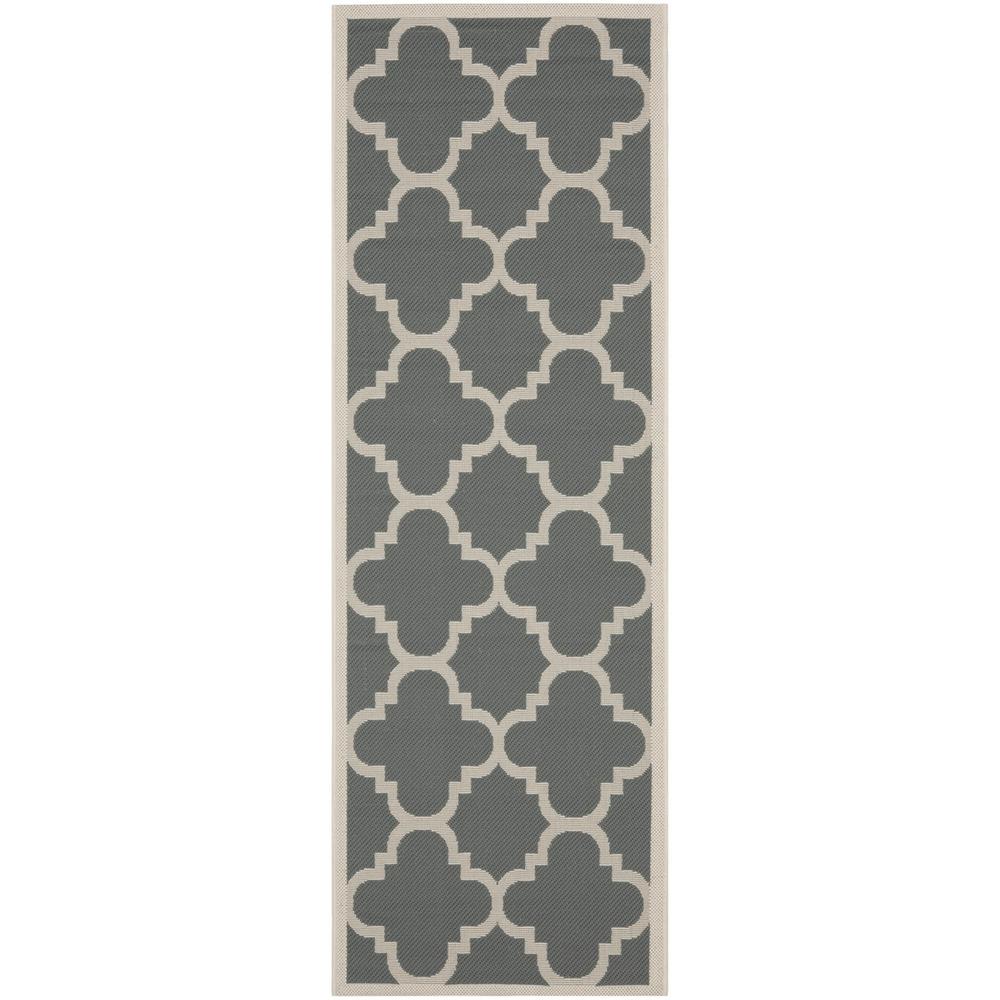 COURTYARD, GREY / BEIGE, 2'-3" X 14', Area Rug, CY6243-246-214. Picture 1