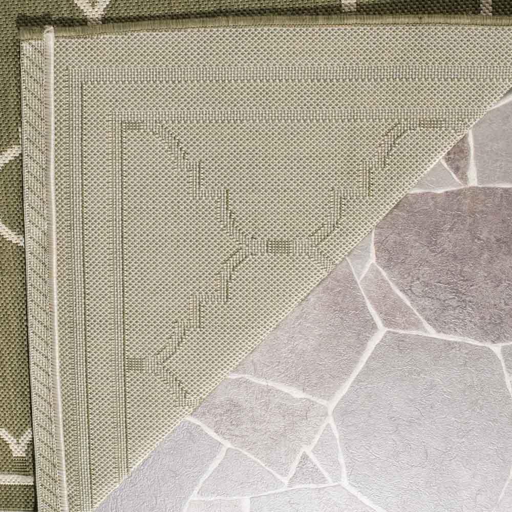 COURTYARD, GREEN / BEIGE, 6'-7" X 9'-6", Area Rug, CY6889-244-6. Picture 1