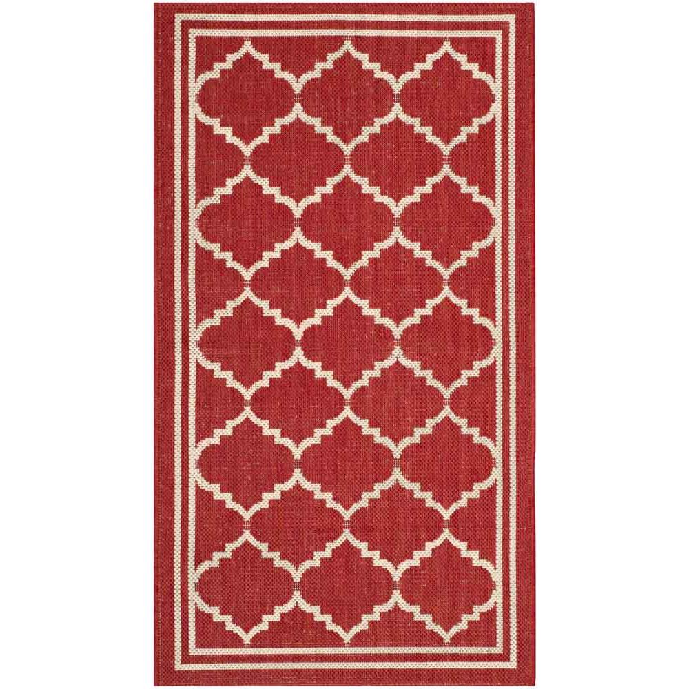 COURTYARD, RED / BEIGE, 2'-3" X 6'-7", Area Rug, CY6889-248-27. Picture 1