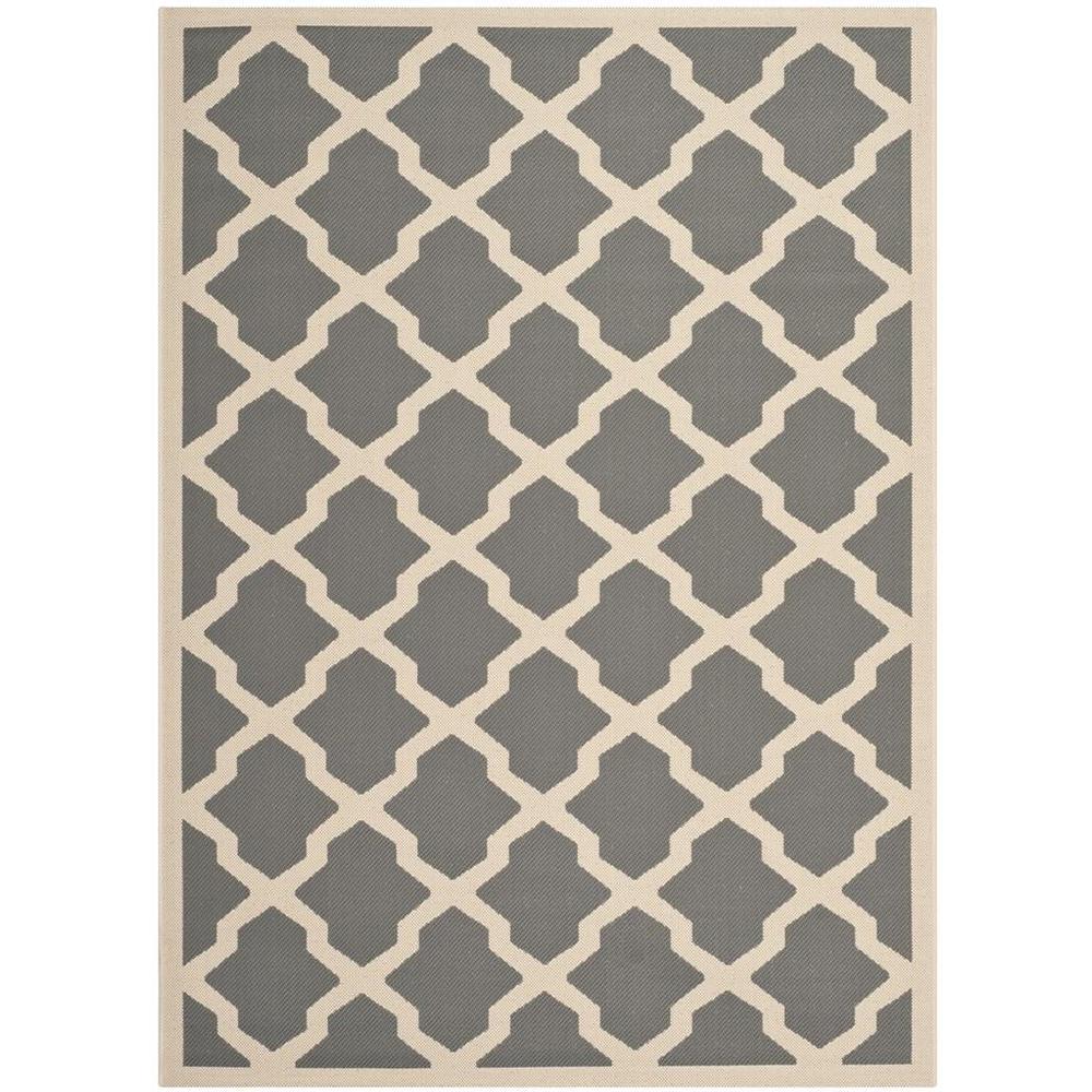 COURTYARD, ANTHRACITE / BEIGE, 6'-7" X 9'-6", Area Rug, CY6903-246-6. Picture 1