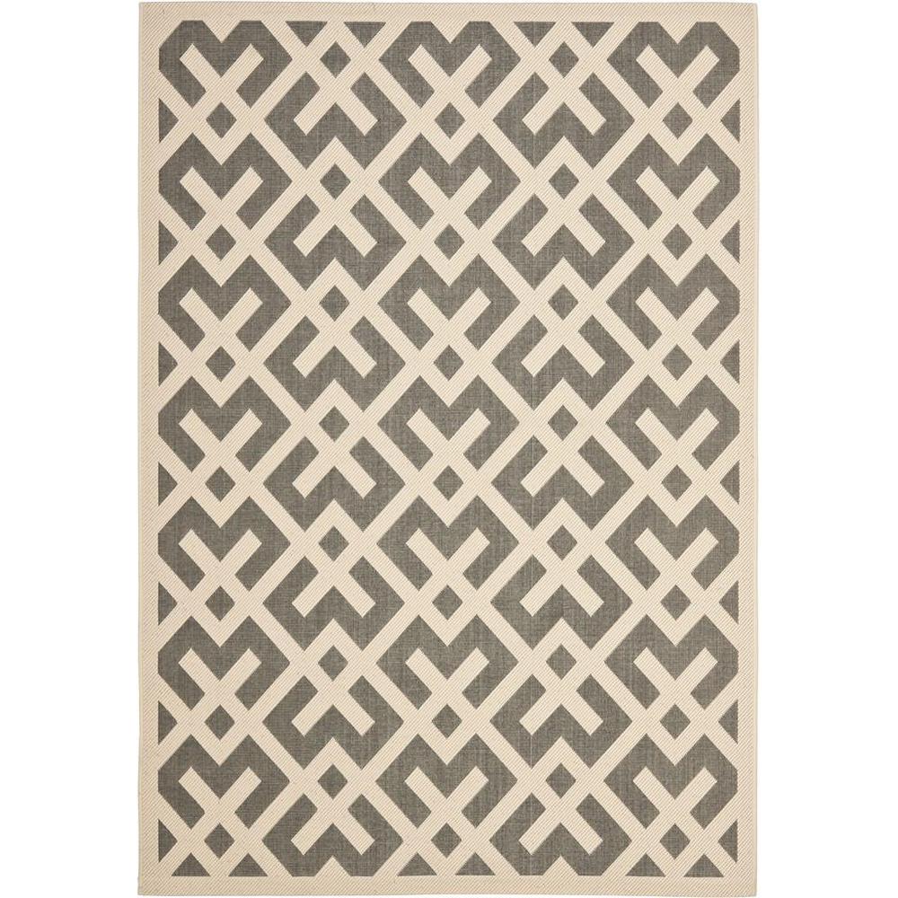 COURTYARD, GREY / BONE, 4' X 5'-7", Area Rug, CY6915-236-4. The main picture.