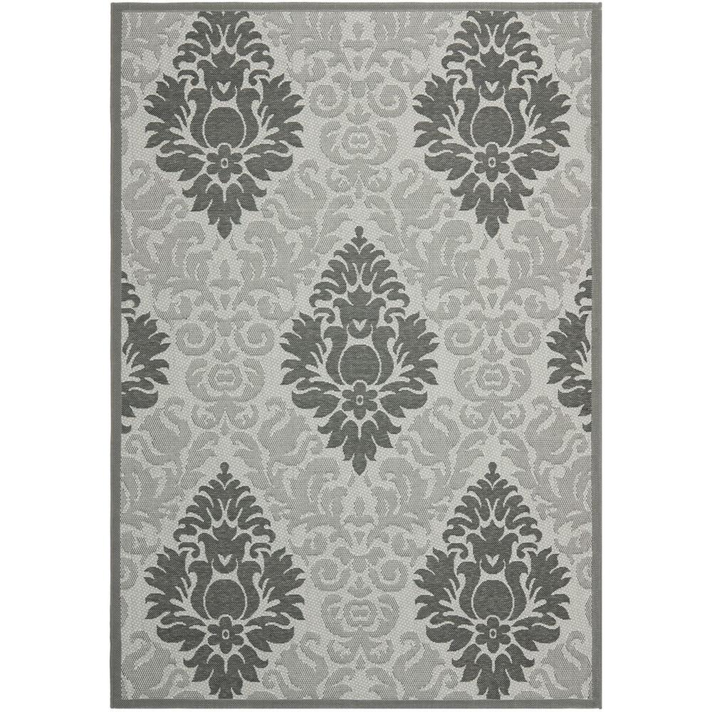 COURTYARD, LIGHT GREY / ANTHRACITE, 6'-7" X 9'-6", Area Rug, CY7133-78A5-6. Picture 1