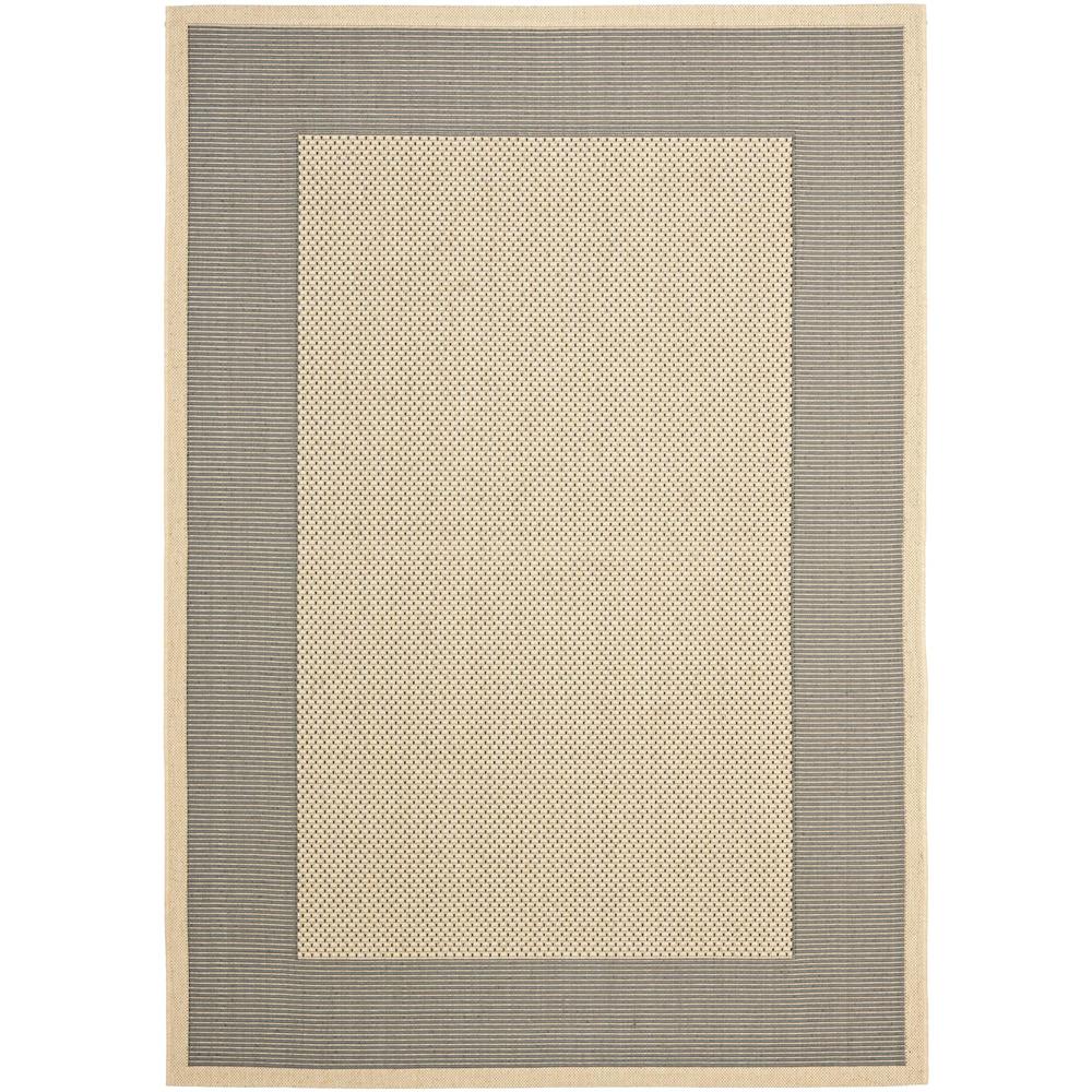 COURTYARD, GREY / CREAM, 4' X 5'-7", Area Rug, CY7987-65A5-4. Picture 1
