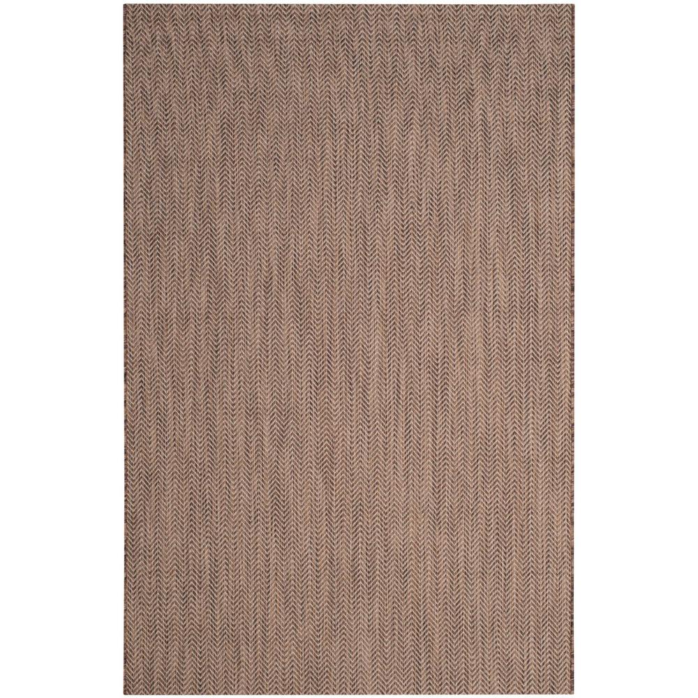 COURTYARD, BROWN / BEIGE, 6'-7" X 9'-6", Area Rug, CY8022-36321-6. The main picture.