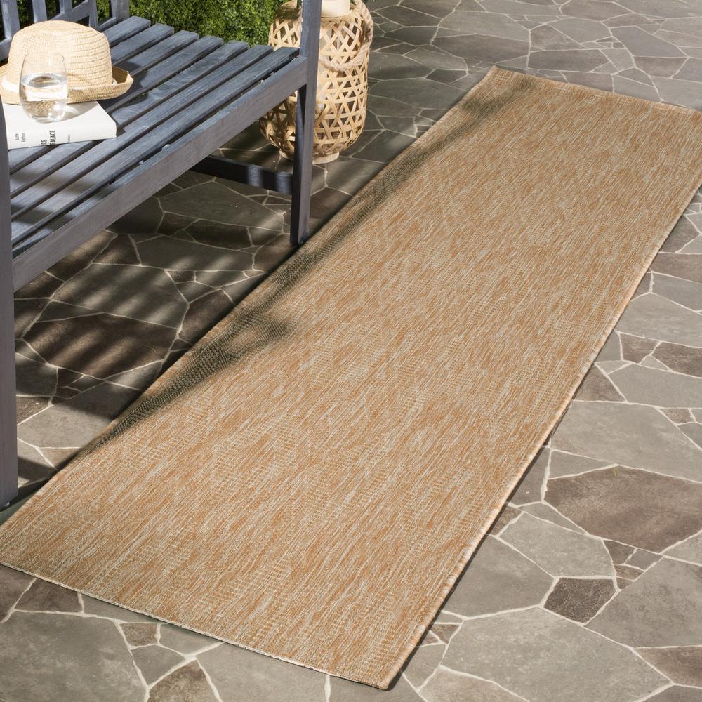 COURTYARD, NATURAL / NATURAL, 2'-3" X 14', Area Rug. Picture 1