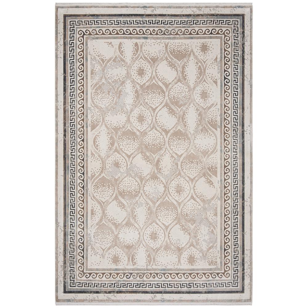 ECLIPSE 100, BEIGE / BROWN, 4' X 6', Area Rug, ECL178B-4. Picture 1