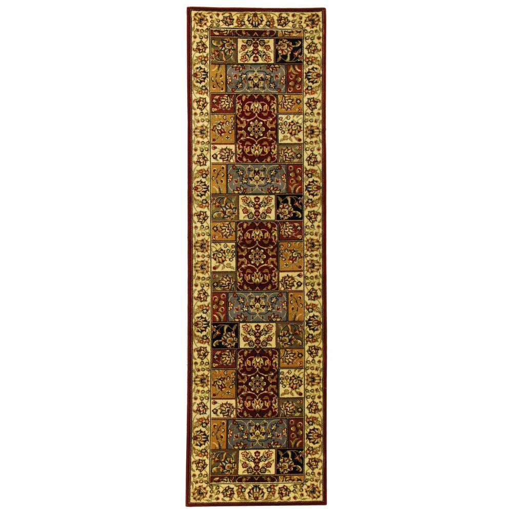 LYNDHURST, MULTI / IVORY, 2'-3" X 16', Area Rug, LNH318A-216. Picture 1