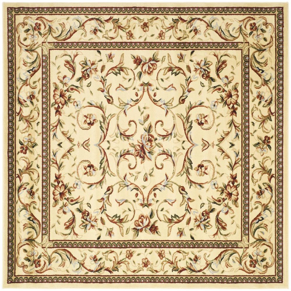 LYNDHURST, IVORY / IVORY, 8' X 8' Square, Area Rug, LNH322A-8SQ. Picture 1