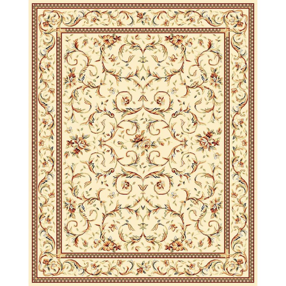 LYNDHURST, IVORY / IVORY, 8' X 11', Area Rug, LNH322A-8. Picture 1