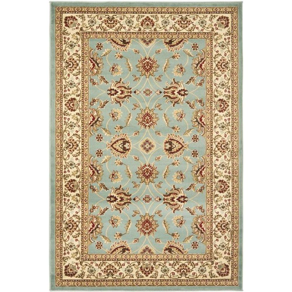 LYNDHURST, BLUE / IVORY, 6'-7" X 9'-6", Area Rug, LNH553-6512-7. Picture 1