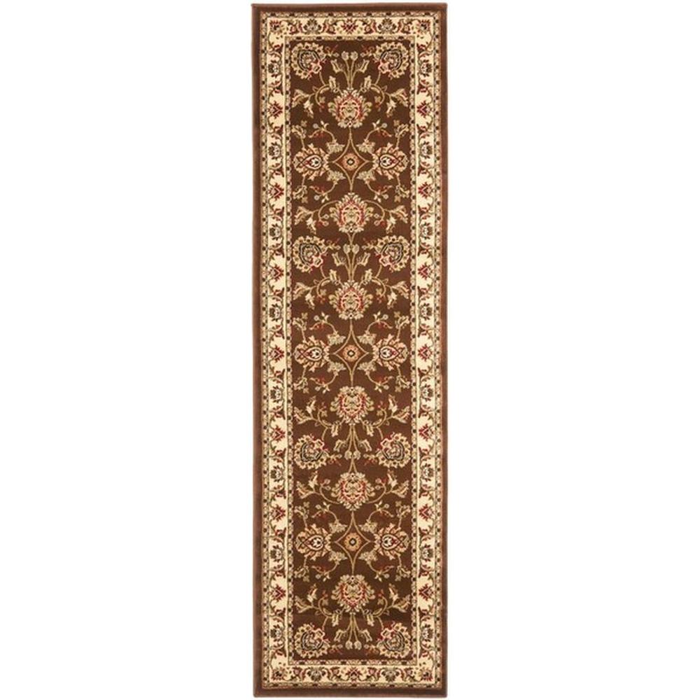 LYNDHURST, BROWN / IVORY, 2'-3" X 8', Area Rug, LNH555-2512-28. Picture 1