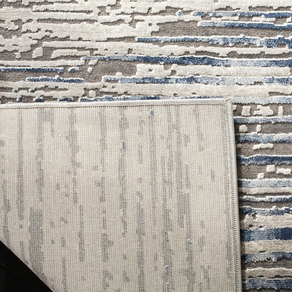 MEADOW 100, GREY / LIGHT GREY, 6'-7" X 9', Area Rug. The main picture.