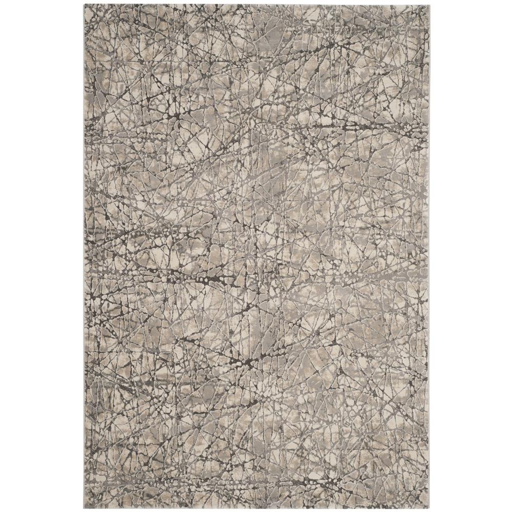 MEADOW, BEIGE / GREY, 6'-7" X 9', Area Rug. The main picture.
