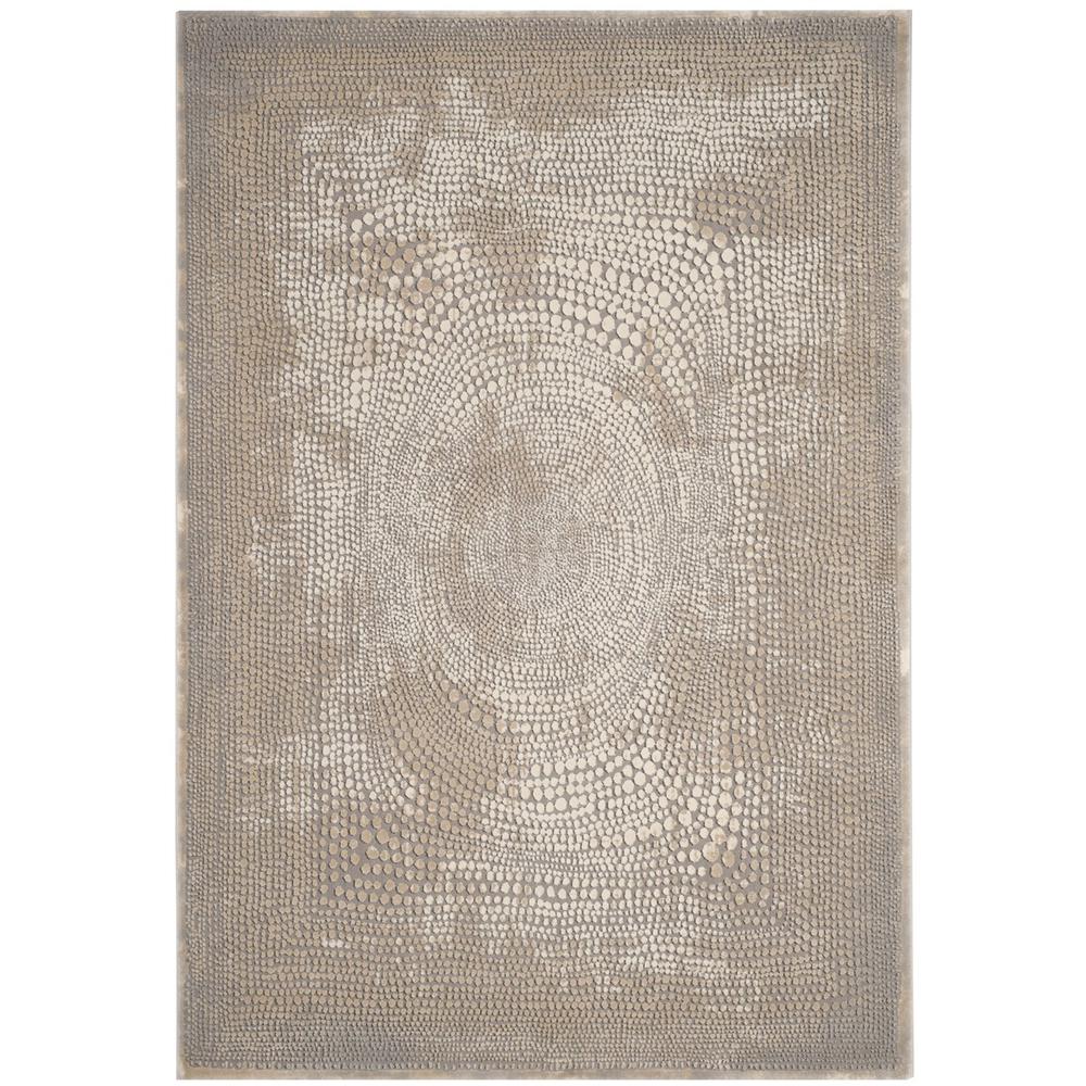 MEADOW, IVORY / GREY, 5'-3" X 7'-6", Area Rug, MDW333A-5. Picture 1