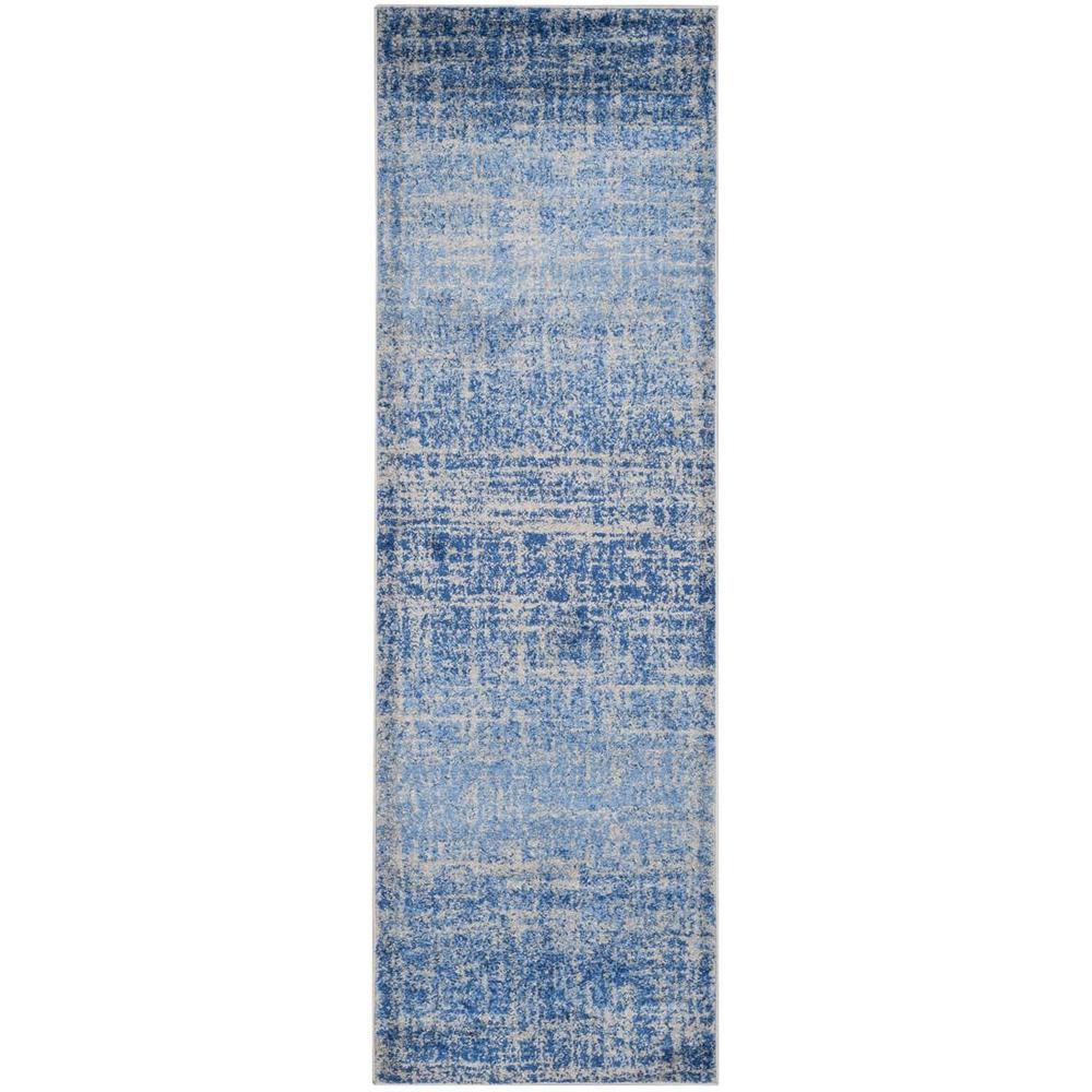 Adirondack, BLUE / SILVER, 2'-6" X 18', Area Rug, ADR116D-218. The main picture.