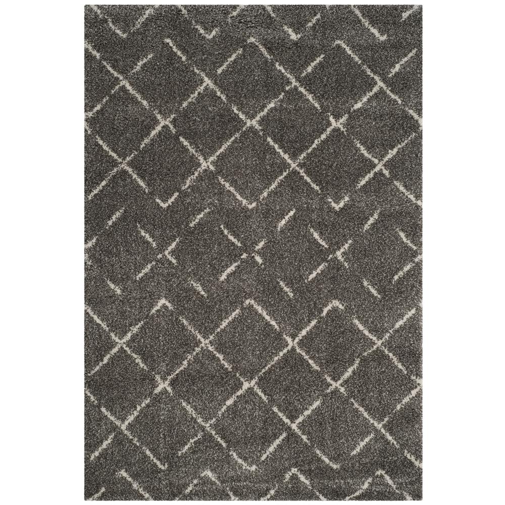ARIZONA SHAG, BROWN / IVORY, 6'-7" X 9'-2", Area Rug, ASG743B-7. Picture 1