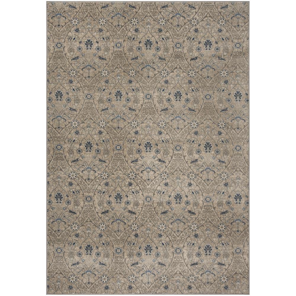 BRENTWOOD, LIGHT GREY / BLUE, 6' X 9', Area Rug, BNT860G-6. Picture 1