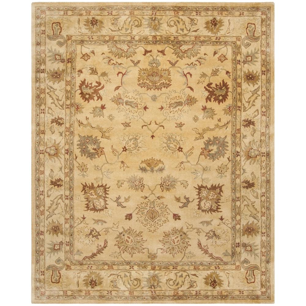 BERGAMA, TAUPE / IVORY, 9' X 12', Area Rug. Picture 1
