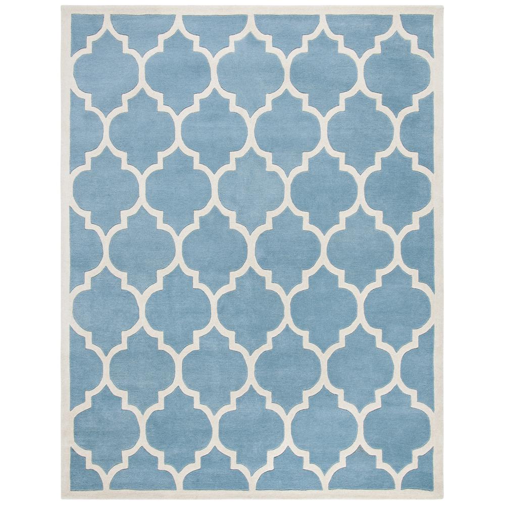 CHATHAM, BLUE / IVORY, 7'-6" X 9'-6", Area Rug. Picture 1