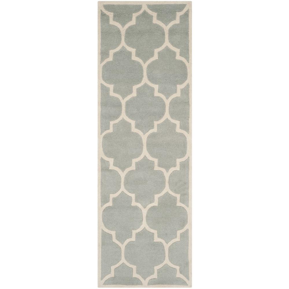 CHATHAM, GREY / IVORY, 2'-3" X 5', Area Rug, CHT733E-25. Picture 1