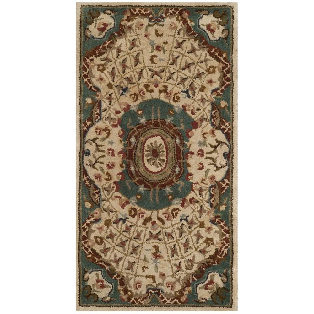 CLASSIC, IVORY / LIGHT BLUE, 4' X 6', Area Rug, CL304E-4. The main picture.