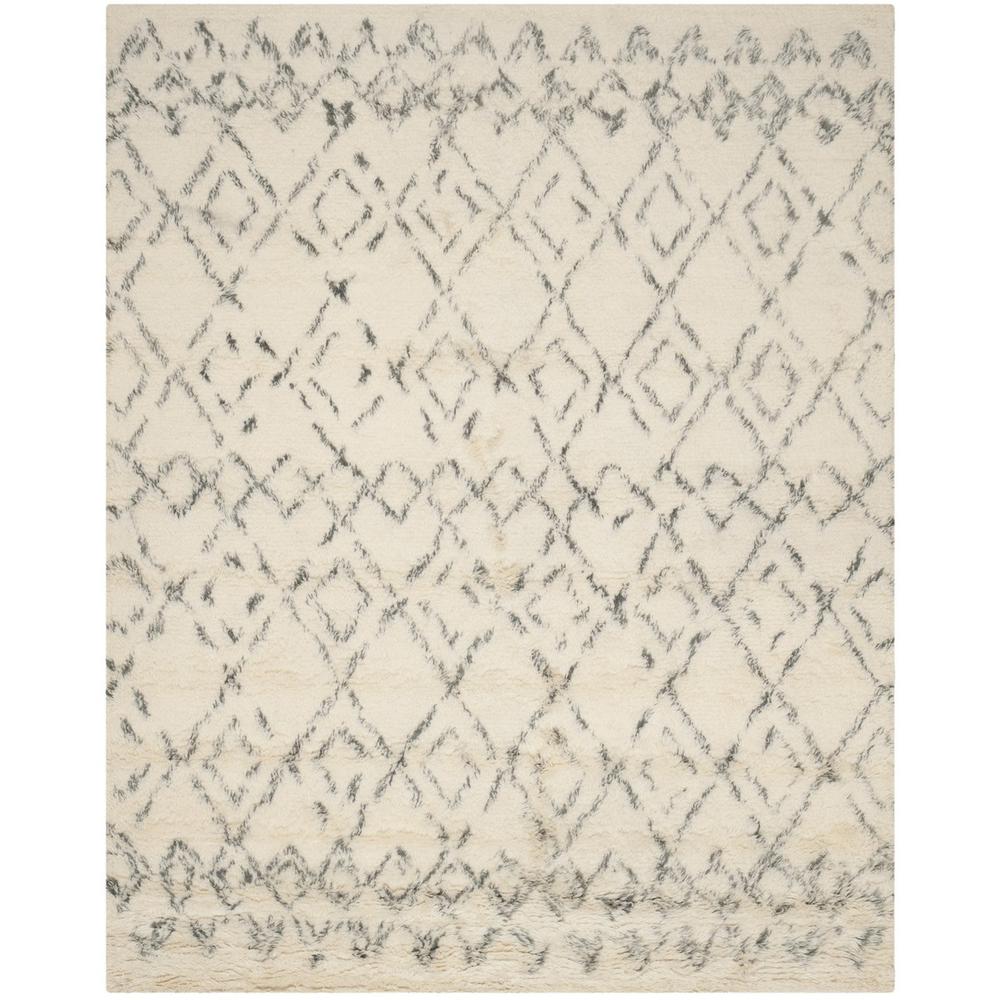 CASABLANCA, IVORY / GREY, 8' X 10', Area Rug, CSB845A-8. Picture 1