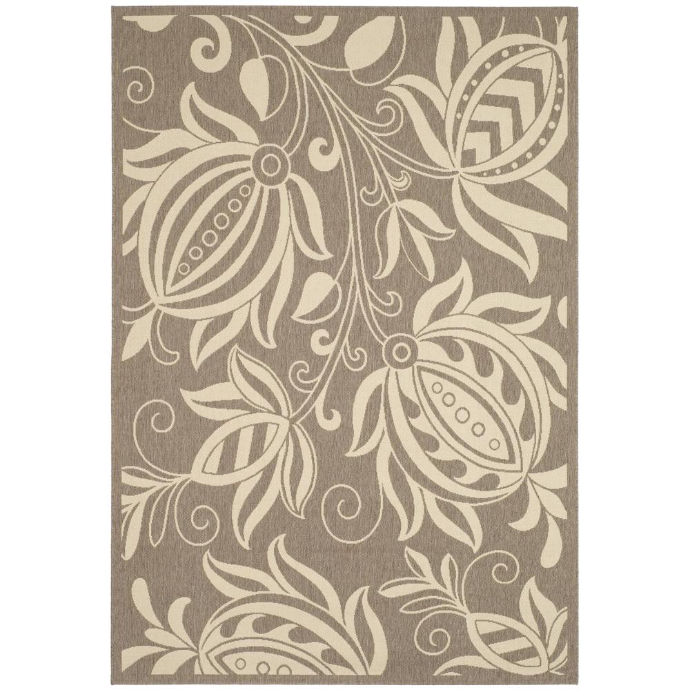 COURTYARD, BROWN / NATURAL, 2'-3" X 14', Area Rug, CY2961-3009-214. Picture 1