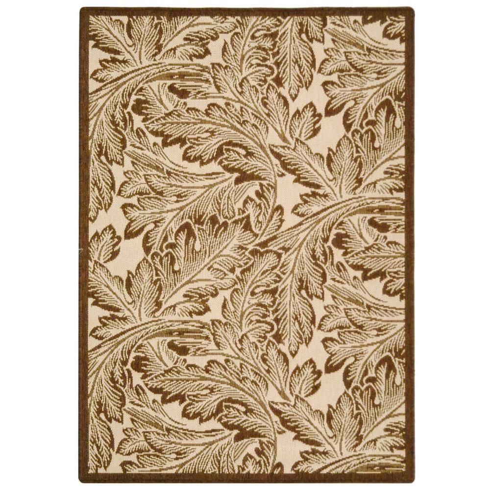 COURTYARD, NATURAL / BROWN, 4' X 5'-7", Area Rug, CY2996-3001-4. Picture 1