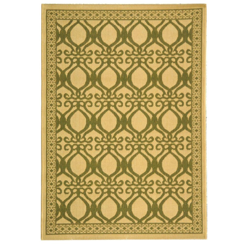 COURTYARD, NATURAL / OLIVE, 4' X 5'-7", Area Rug, CY3040-1E01-4. Picture 1