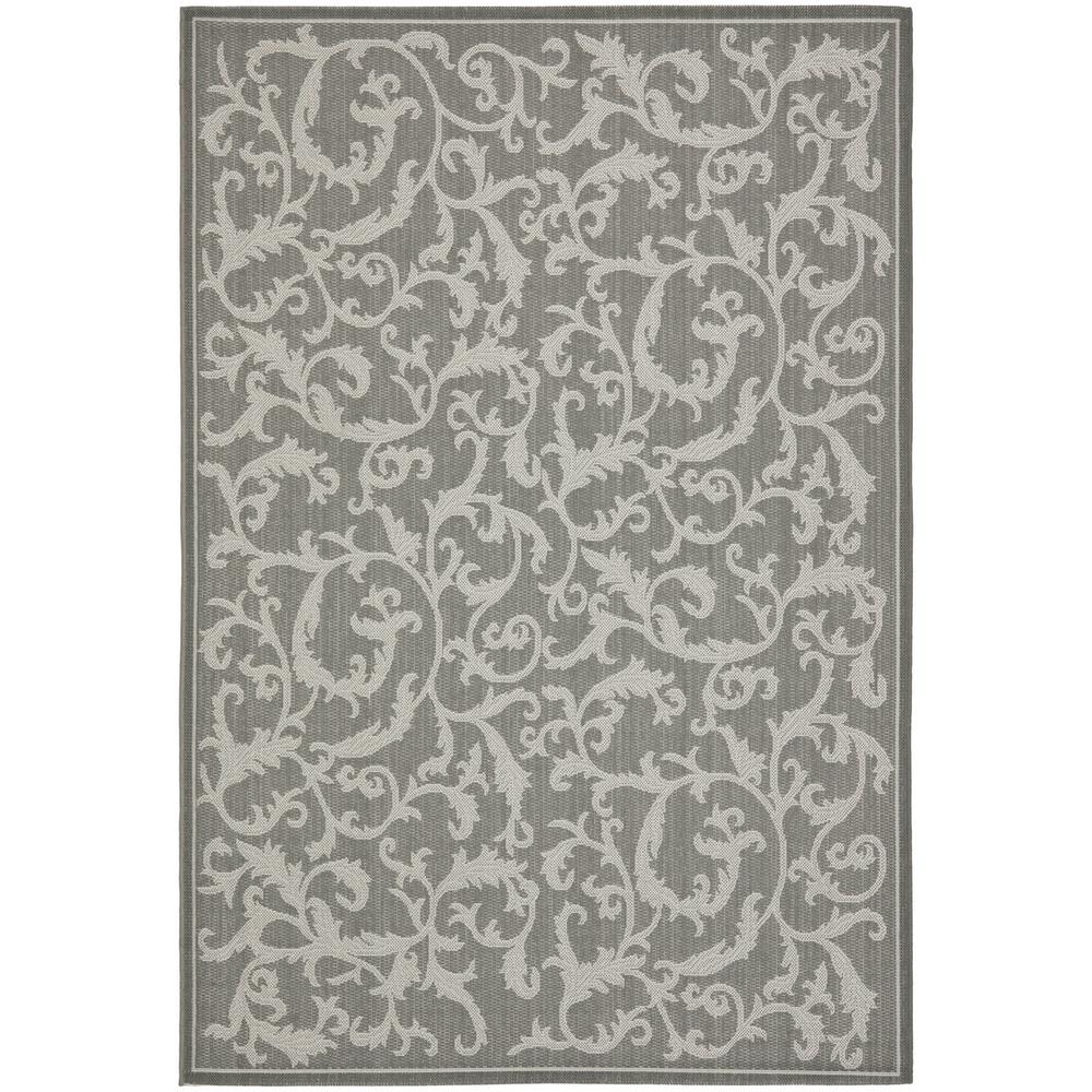 COURTYARD, ANTHRACITE / LIGHT GREY, 4' X 5'-7", Area Rug, CY6533-87-4. Picture 1