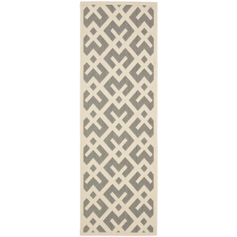 COURTYARD, GREY / BONE, 2'-3" X 6'-7", Area Rug, CY6915-236-27. The main picture.