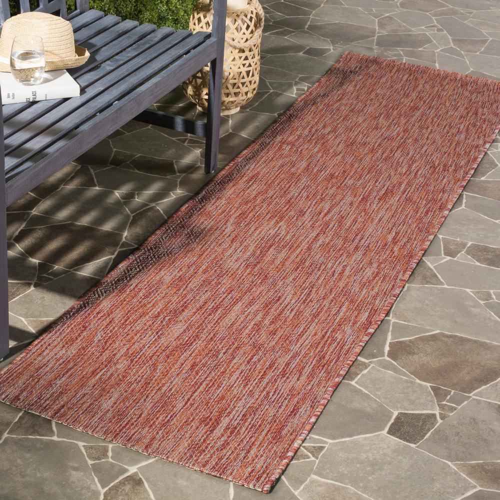 COURTYARD, RED / RED, 2'-3" X 6'-7", Area Rug, CY8520-36522-27. The main picture.