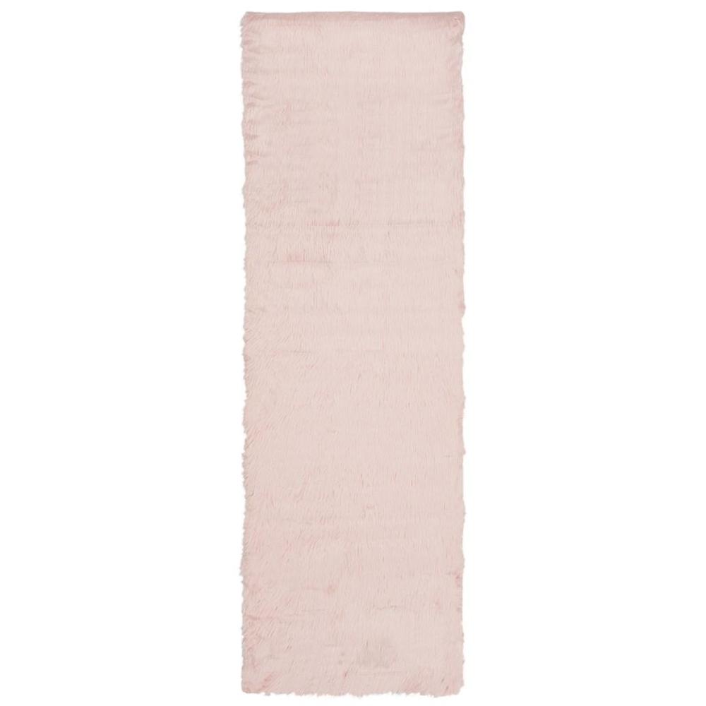 FAUX SHEEP SKIN, PINK, 5' X 7', Area Rug. Picture 1