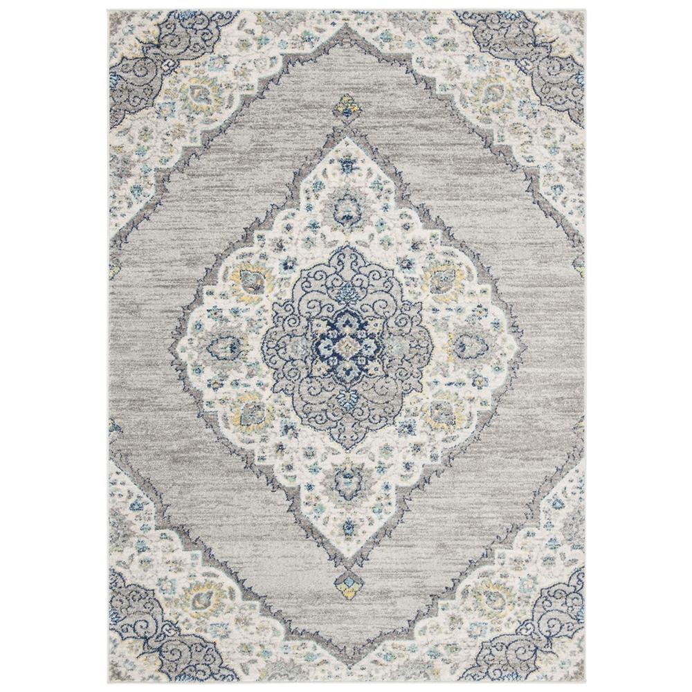 MADISON, LIGHT GREY / BLUE, 5'-3" X 7'-6", Area Rug, MAD153F-5. Picture 1