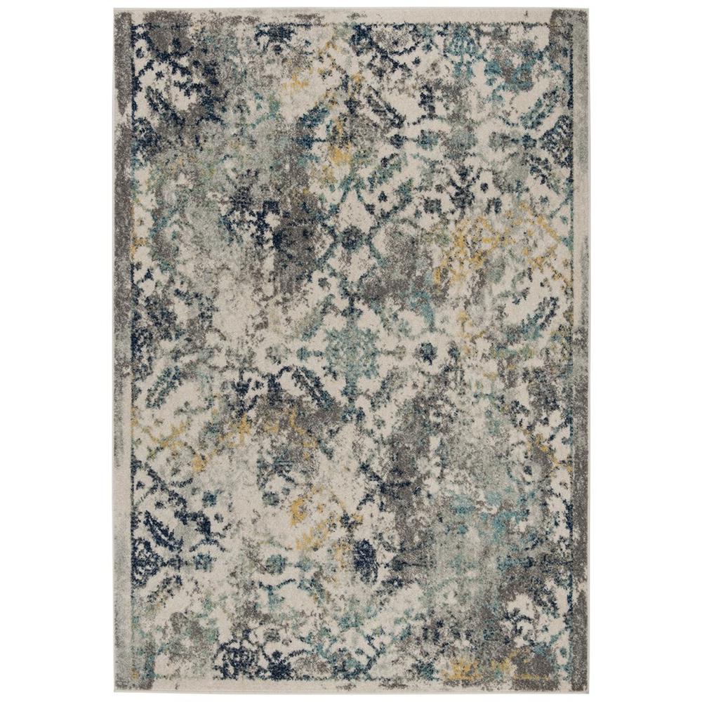 MADISON, IVORY / BLUE, 5'-3" X 7'-6", Area Rug, MAD159M-5. Picture 1