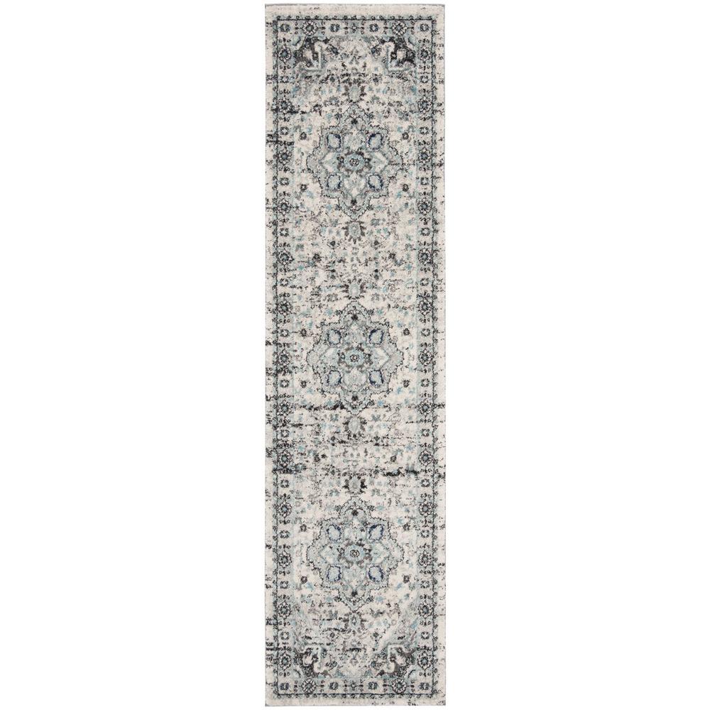 MADISON 900, LIGHT GREY / BLUE, 8' X 10', Area Rug, MAD924F-8. Picture 1