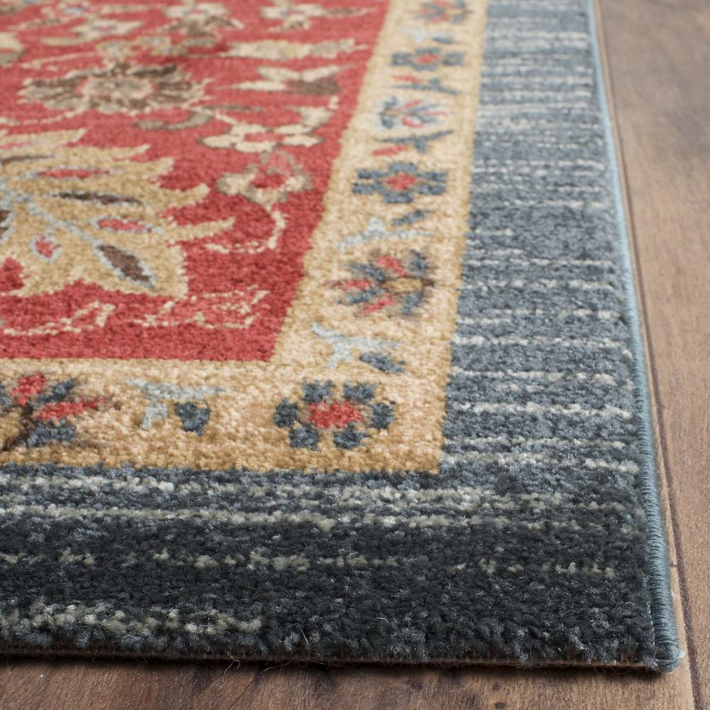 MAHAL, NAVY / RED, 9' X 12', Area Rug, MAH655C-9. Picture 1